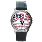 United Round Metal Watch