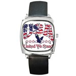 United Square Metal Watch