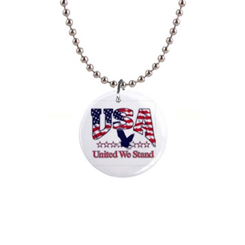 United 1  Button Necklace from UrbanLoad.com Front