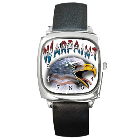 Warpaint Square Metal Watch from UrbanLoad.com Front