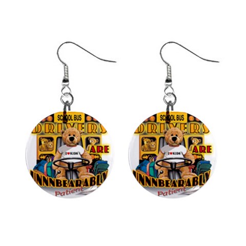 Unbearably 1  Button Earrings from UrbanLoad.com Front