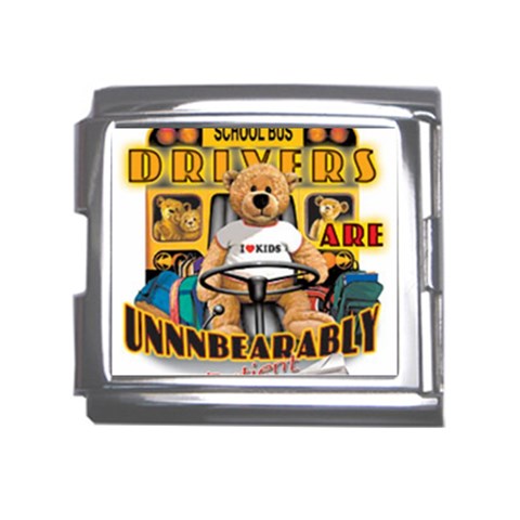 Unbearably Mega Link Italian Charm (18mm) from UrbanLoad.com Front