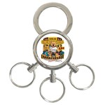 Unbearably 3-Ring Key Chain