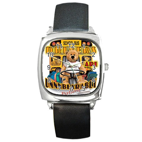 Unbearably Square Metal Watch from UrbanLoad.com Front