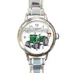 Farmer Round Italian Charm Watch