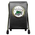 Farmer Pen Holder Desk Clock