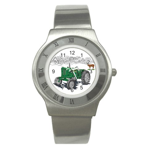 Farmer Stainless Steel Watch from UrbanLoad.com Front