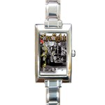 FireFighter Rectangular Italian Charm Watch