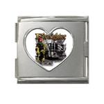 FireFighter Mega Link Heart Italian Charm (18mm)