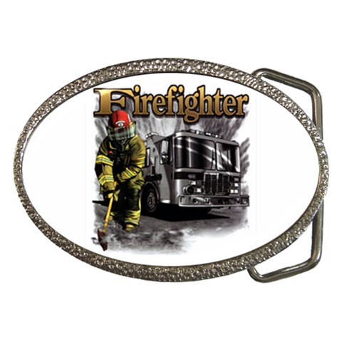 FireFighter Belt Buckle from UrbanLoad.com Front