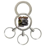 FireFighter 3-Ring Key Chain