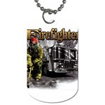 FireFighter Dog Tag (One Side)