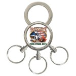 Proud 3-Ring Key Chain