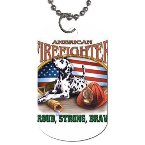 Proud Dog Tag (One Side) from UrbanLoad.com Front