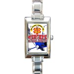 EMS Rectangular Italian Charm Watch