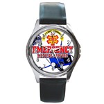 EMS Round Metal Watch