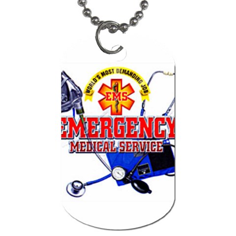 EMS Dog Tag (One Side) from UrbanLoad.com Front