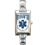 EMT Rectangular Italian Charm Watch