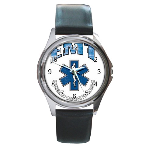 EMT Round Metal Watch from UrbanLoad.com Front