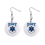 EMT 1  Button Earrings