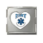 EMT Mega Link Heart Italian Charm (18mm)