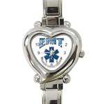 EMT Heart Italian Charm Watch