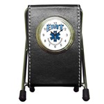 EMT Pen Holder Desk Clock