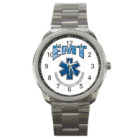 EMT Sport Metal Watch from UrbanLoad.com Front