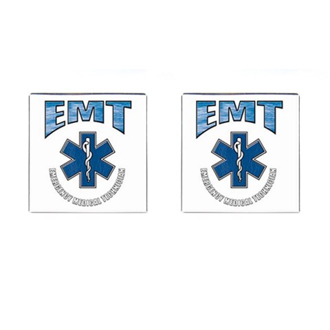 EMT Cufflinks (Square) from UrbanLoad.com Front(Pair)