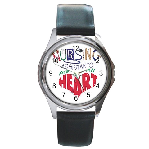 Assistant Round Metal Watch from UrbanLoad.com Front