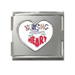 Assistant Mega Link Heart Italian Charm (18mm)
