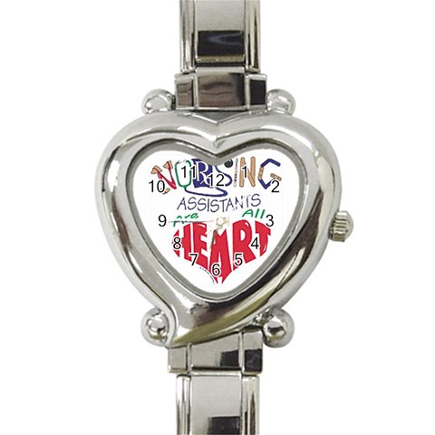 Assistant Heart Italian Charm Watch from UrbanLoad.com Front