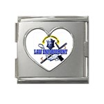 Law Mega Link Heart Italian Charm (18mm)