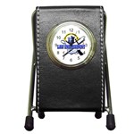 Law Pen Holder Desk Clock