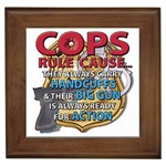 Cops Framed Tile