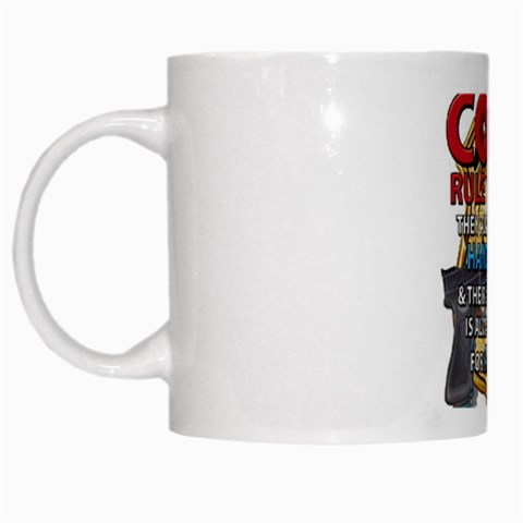Cops White Mug from UrbanLoad.com Left