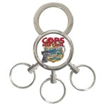 Cops 3-Ring Key Chain