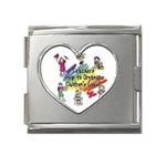 Organize Mega Link Heart Italian Charm (18mm)