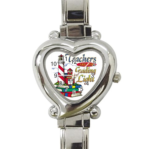Guiding Heart Italian Charm Watch from UrbanLoad.com Front