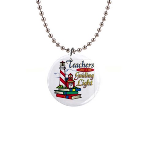 Guiding 1  Button Necklace from UrbanLoad.com Front