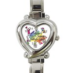 Organize Heart Italian Charm Watch