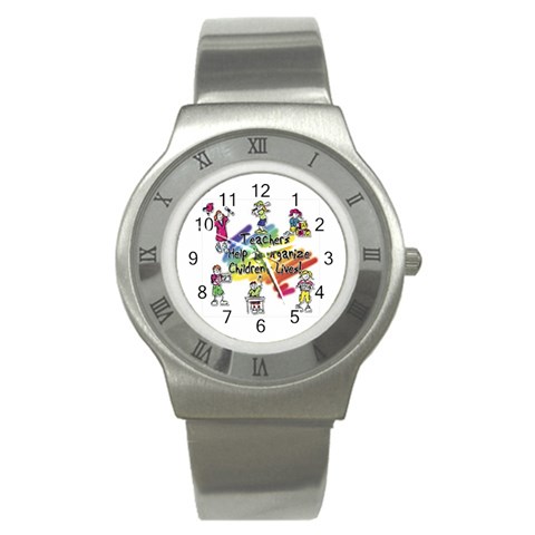 Organize Stainless Steel Watch from UrbanLoad.com Front