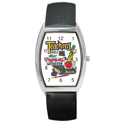 Professions Barrel Style Metal Watch from UrbanLoad.com Front