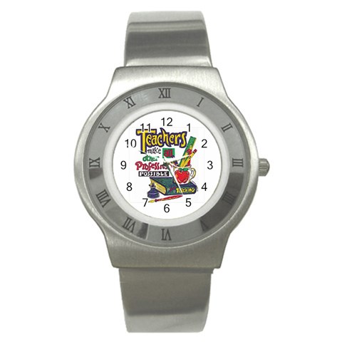 Professions Stainless Steel Watch from UrbanLoad.com Front