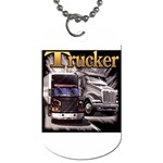 Trucker Dog Tag (One Side)