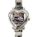 Trucker Heart Italian Charm Watch