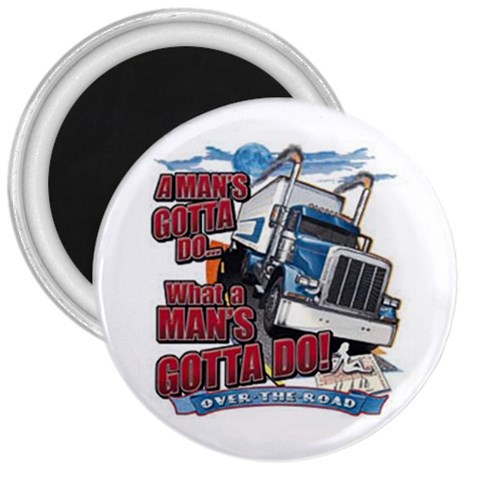 Man 3  Magnet from UrbanLoad.com Front
