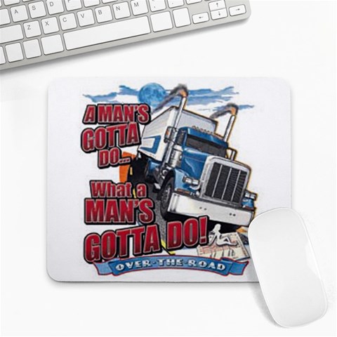 Man Large Mousepad from UrbanLoad.com Front