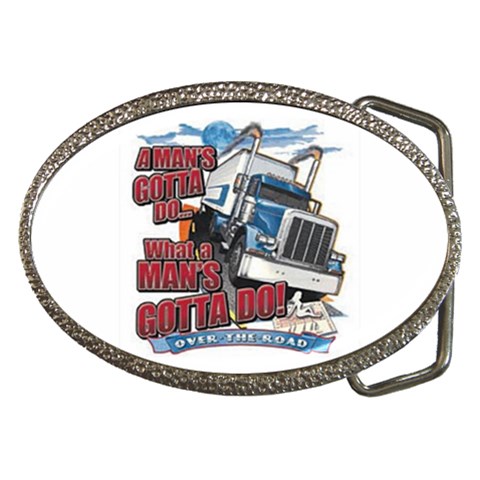 Man Belt Buckle from UrbanLoad.com Front