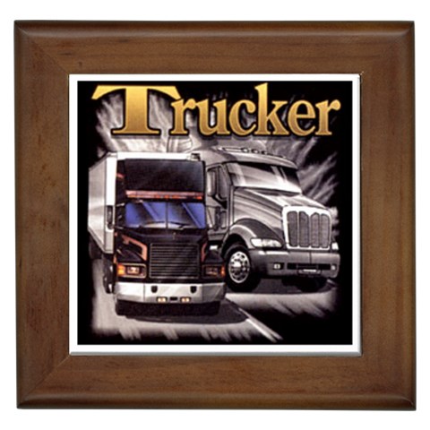 Trucker Framed Tile from UrbanLoad.com Front